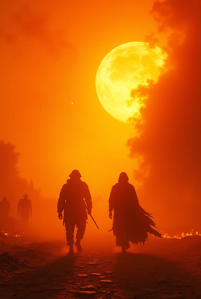 (michelangelo orange) green tmnt, low angle, action, cinematic, comic, explosion, smoke