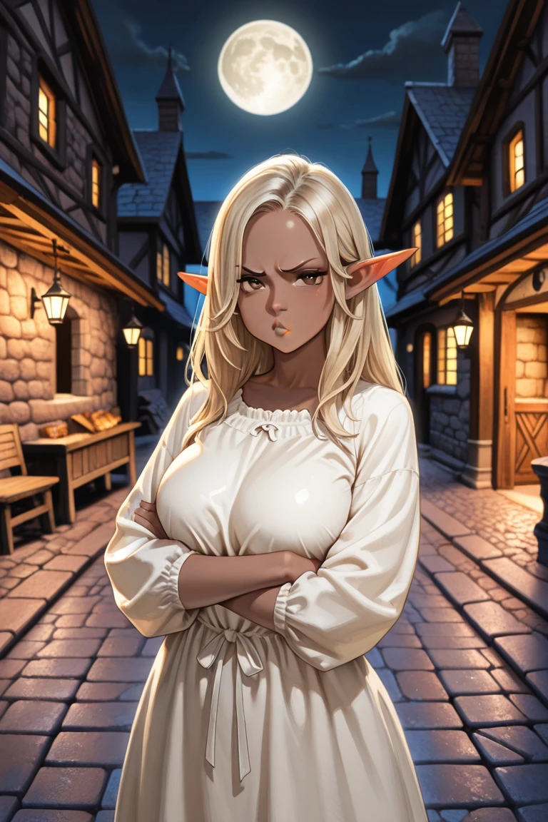 Lona,green eyes,grey hair,short hair,
brown shirt,dirty clothes,hair ornament,belt,pants,
standing,upper body,teeth,nervous,arms down,covered nipples,
outside,slums,
(insanely detailed, beautiful detailed face,beautiful detailed eyes, masterpiece, best quality),<lora:Lona-12RPG:0.9>,