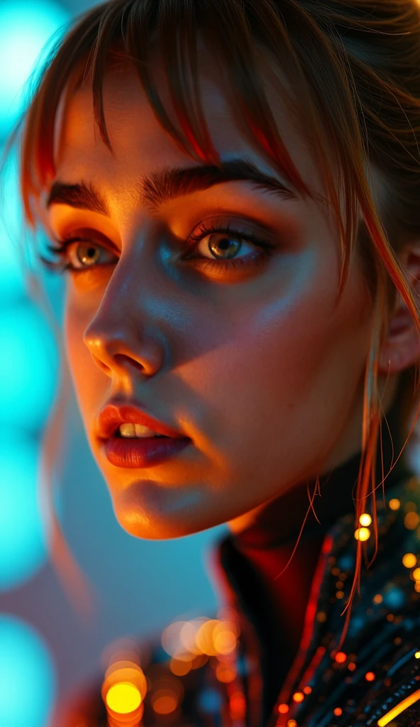 (awaitingtongue-sd-v1-800:1.1), a beautiful Pink hair gamer girl,beautiful detailed Blue eyes,beautiful detailed lips,extremely detailed eyes and face,longeyelashes,in a Yellow hoodie,leaning into the camera,(Professional photo from front above:1.24), Huge breasts (Overflowing Gigantic cleavage:1.28) down blouse, awaitingtongue
