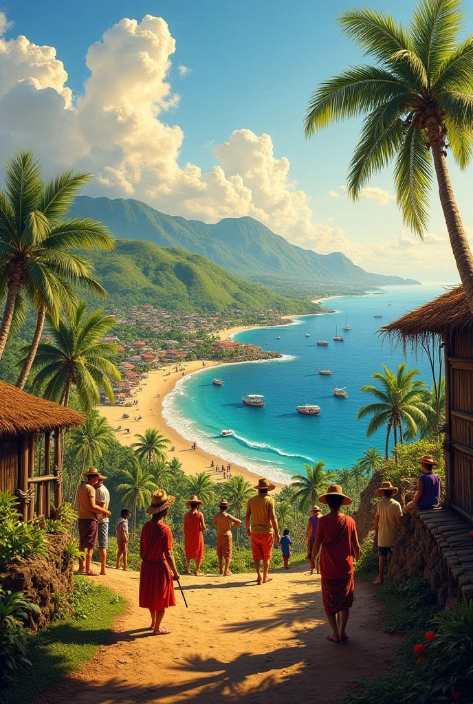 People from Asia and the Middle East migrating to the Caribbean