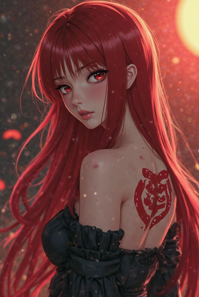 close up, beautiful young girl, red long hair, big fiery orange eyes, ulzzang, red fox in the hands, girl holding red fox, 8k, high detailed, high realism, dark fantasy art, cleavage, big breasts, looking at viewer, face portrait,
