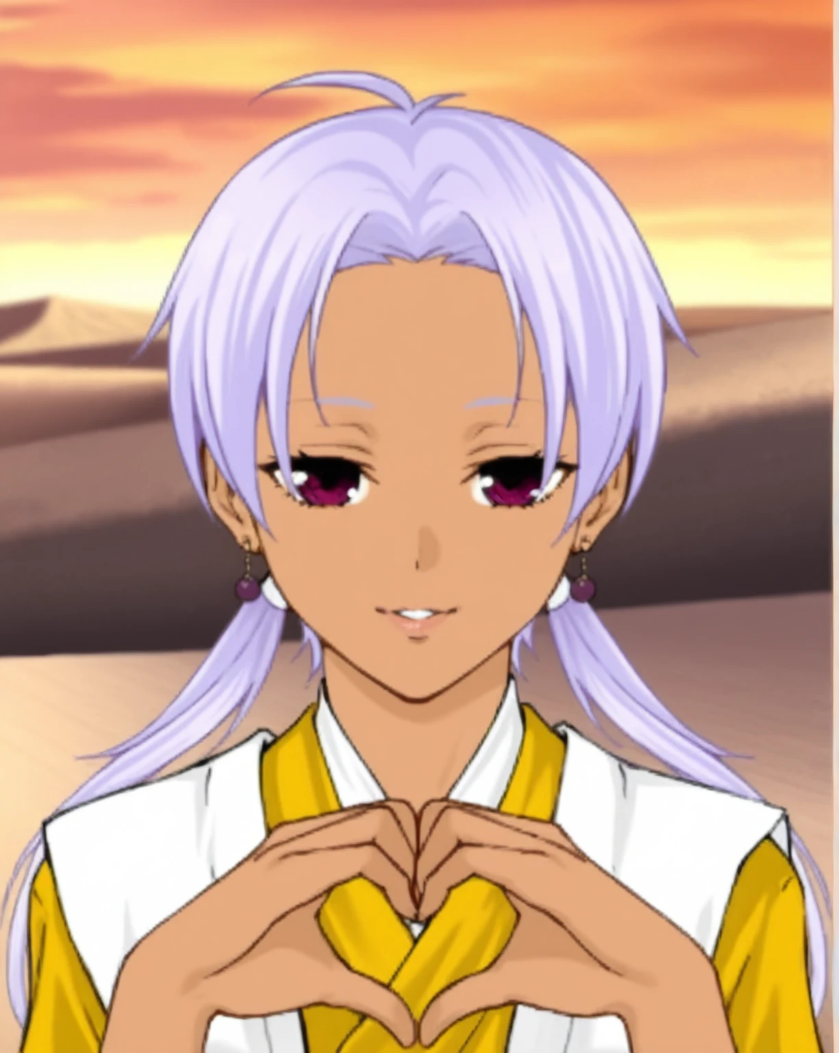 <lora:Nana Bassler:0.9> Nana Bassler, (1Girl, solo), (iluminated face), (perfect quality), ((Black Floral_outfit)), breasts, dark skin, dark-skinned female, purple eyes, large breasts, short hair, jewelry, chinese qipao, white qipao, sakura pattern, bracelet, looking at viewer, belt, smile, choker, white hair, perfect lighting, ((shining face, shining body)), perfect face, make up, eye shadow, ((gorgeous)), Extremely beautiful, perfect, (masterpiece:1.2), (best quality:1.2), cinematic, perfect skin, perfect lighting, textured skin, detail, beauty, overall, hour glass body, sharp focus, ultra-detailed, illustration, perfect face, ((gorgeous)), Extremely beautiful, perfect, detailed background, seductive, alluring, Standing in Japanese Shrine Garden, ((shonen anime style)), (detailed background, intricate background:1.1), beautiful ((Extremely Detailed)), ((Best Quality)), ((Masterpiece)), ((4k))