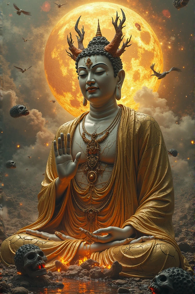 Image of a Buddha that represents a powerful person