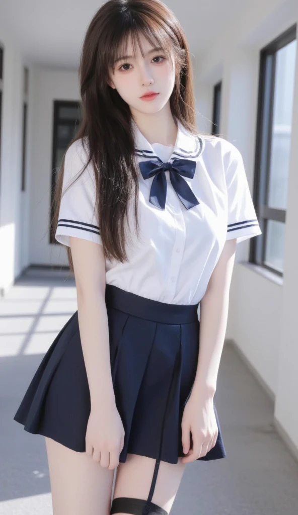Cute Girls、high school girl、Idol、mini skirt、See-through、Fluttering in the wind