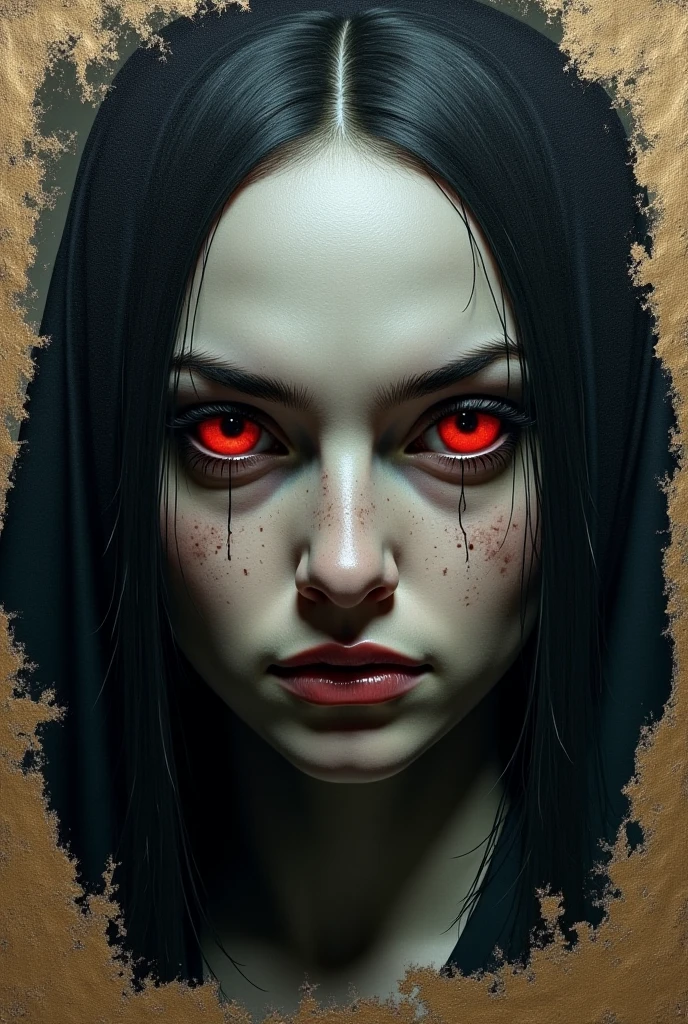 I need an impactful cover, the image must be the face of a demon, I'm looking for a type of drawing that follows you with the eyes. In turn I want her face to look like part of a painting which will have a part of the image torn off (as if another image were hidden behind the painting), in that second image, you will see a specific moment in the book, a group of wicked nuns threatened by someone.
General context of the project
What is the priority of this book, is that it gives you a feeling of being observed, uncertainty and curiosity, creative proposals are accepted. The book is about the investigation of the prince of a kingdom in the face of a wave of unexplained deaths. These before dying or committing suicide, they spoke of a man with long black hair, that covers part of his face, but not his look, this one whispered things to them from afar.
