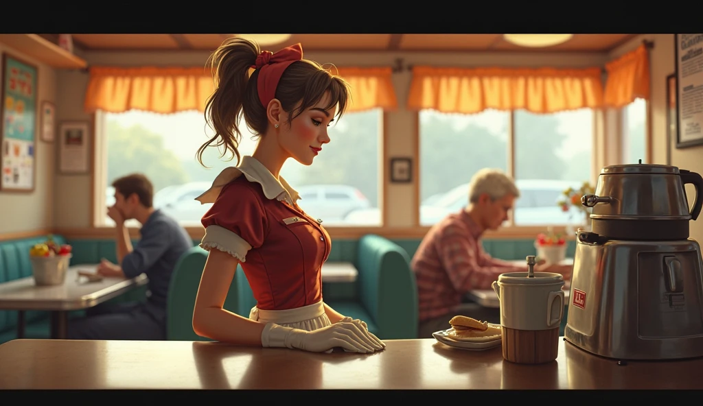 50-v5.2

prompt 26:

Using the Grisaille technique, create a vintage Pin-up Girl in a classic 1950's diner setting. elegantly sipping a milkshake with an iconic jukebox in the background. -ar 16:9 -s 50. -v