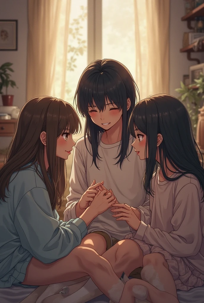 Many children Just love someone、Put your hand between someone else's legs