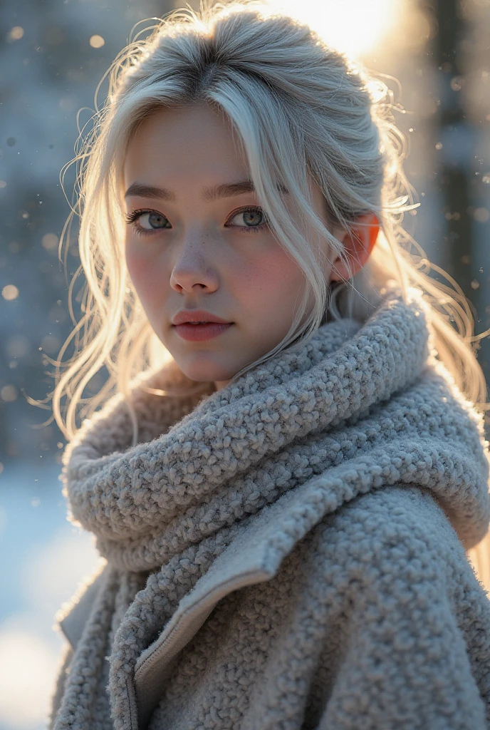 Winters,Snow Scene,Beautiful age girl,Lace-up pantyhose,Random Color,Long sweater,scarf,Depth of written boundary,Real Light,Sitting on the couch, Shiny silver high heels, Place your hands behind your head,Ray Tracing,Overclocked Renderer,UE5 Renderer,Surreal,Highest quality,8k,masterpiece,Super Fine,detailed,Correct Anatomy,Huge ,Huge breasts,Spread your legs,Leg spread, Showing panties,Panties exposed