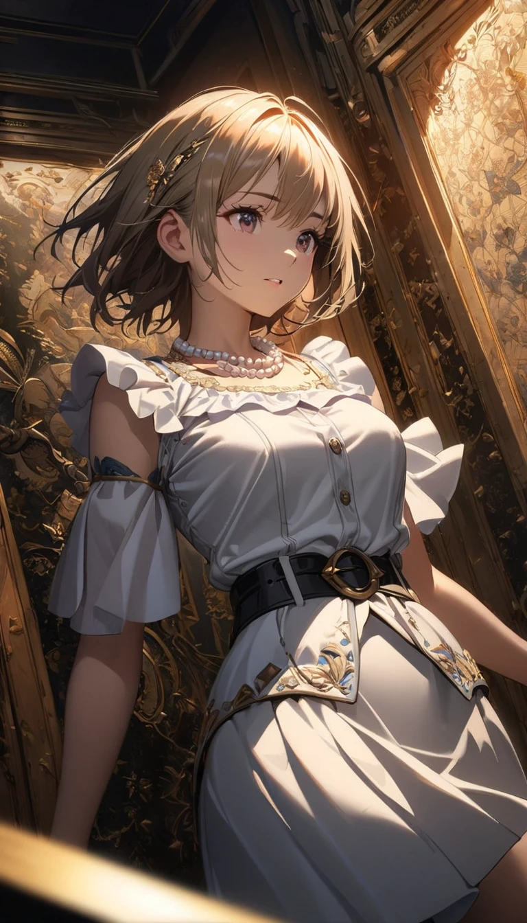 concert,dutch angle shot,low angle,full body shot,medium shot,Blowing in the wind:1.1,wave her hand:1.1,A smile,cute,Idol,Hold the microphone:1.1,Sing a song:1.1,Sweat splashes,swet,4K, (Raw photo: 1.2), (Realism: 1.4), (masutepiece: 1.3), (exquisite detailing: 1.2), Delicate and beautiful details, (Eye Detail), (Facial Detailed), (Highest Quality:1.4), (very detailed illustration), Best Quality, Super Resolution,Wide light, natural shadows