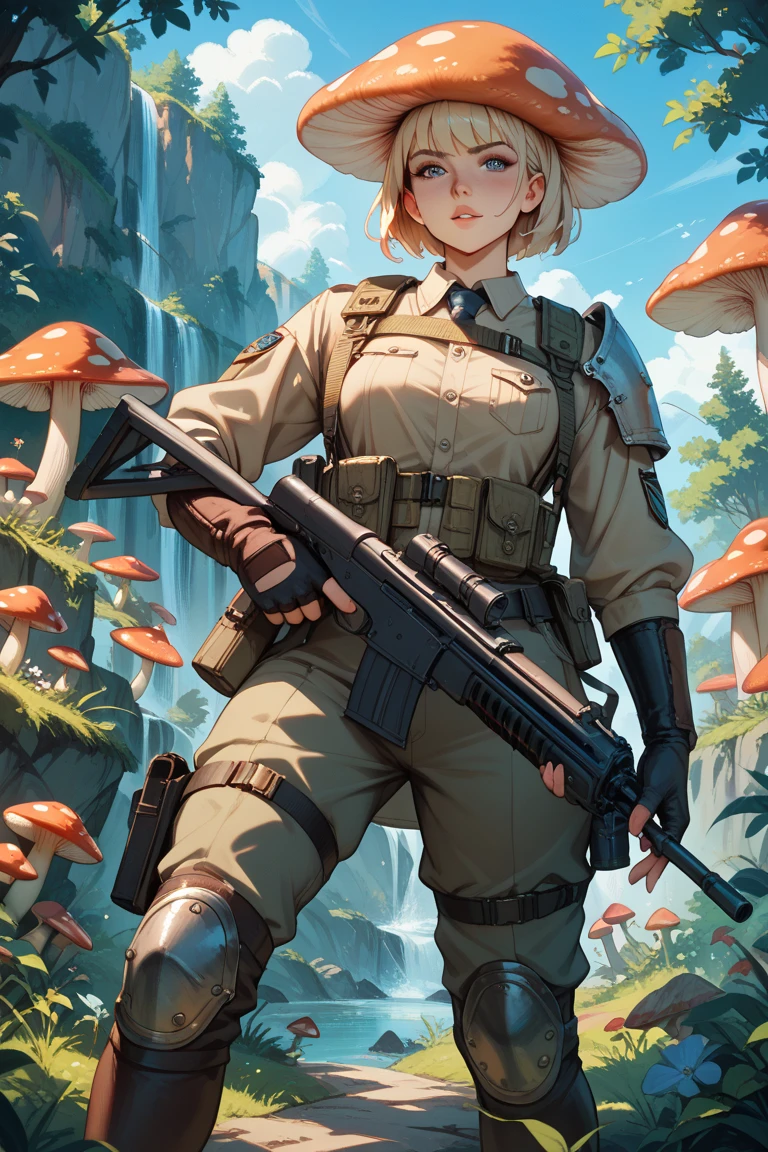 The mushroom warrior gun wielder