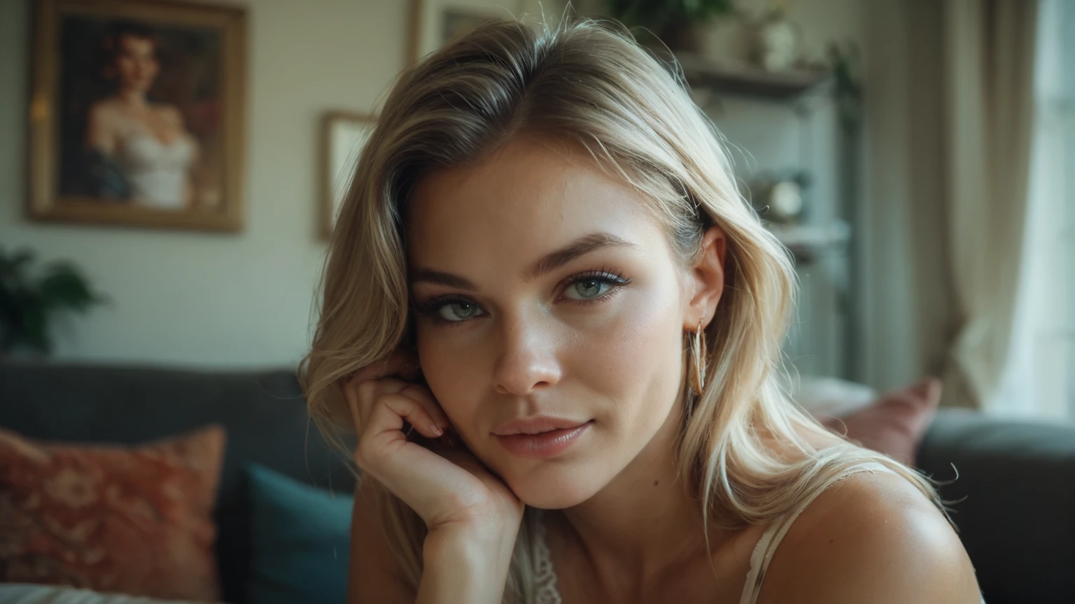 detailed picture of a bratty european woman
