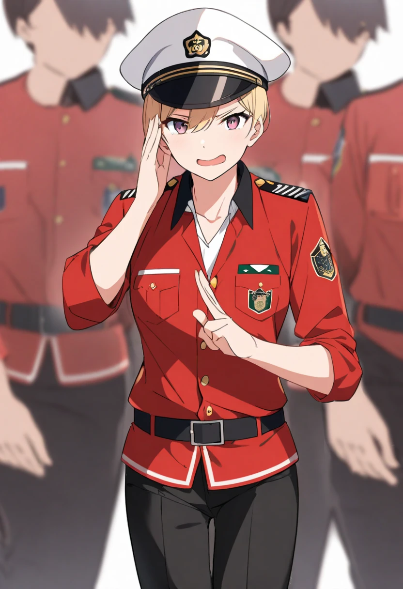 score_9, score_8_up, source_anime, standing, hellsing, seras, femboy, twink, otoko no, crop top, indoors, ikuchan, shorts, solo focus, furry, wolf, wolf fur, wolf ears, tail, buttolug tail, fake tail, cute, angry, pouty, solo, 1boy, thighs 