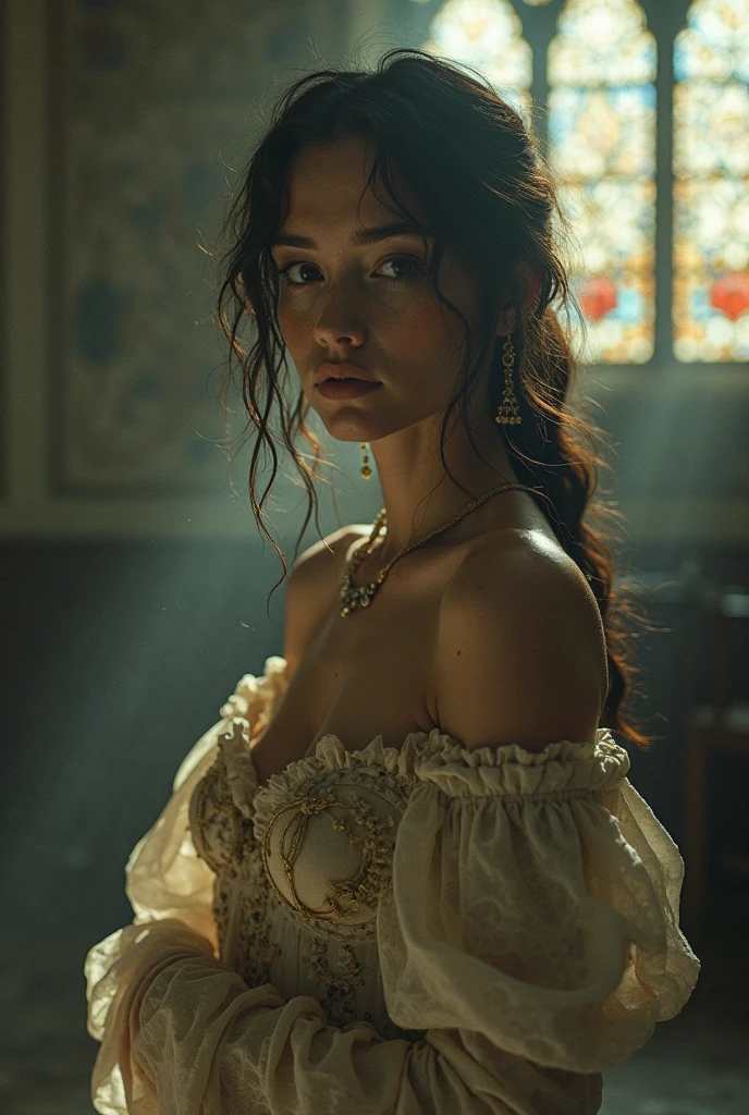 Princess in restraints