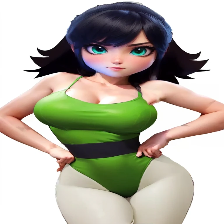score_9, score_8_up, score_7_up, score_6_up, score_5_up, source_anime, 1girl,wide hips, upper body, toph,bunny suit, green leotard, playboy bunny, exposed breasts,erect nipples, blind eyes, shortstack, makeup,,, pussy, breasts bedroom eyes, perky breasts, tight waist, thick thighs, cowboy shot, pinup, slutty pose, seductive, ,sleeveless, , aroused, , out,, bare legs,