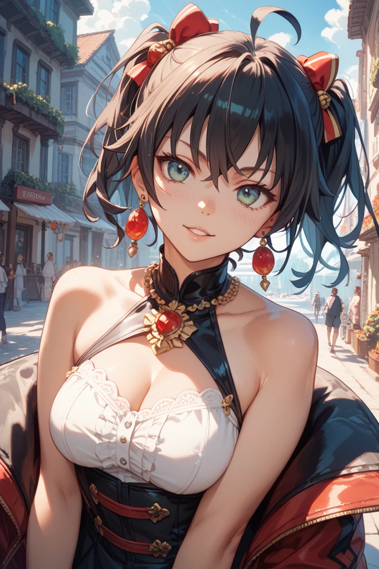 best quality, masterpiece, highres, 1girl,china wedding dress,hair ornament,necklace, jewelry,Beautiful face,upon_body, tyndall effect,photorealistic, dark studio, rim lighting, two tone lighting,(high detailed skin:1.2), 8k uhd, dslr, soft lighting, high quality, volumetric lighting, candid, Photograph, high resolution, 4k, 8k, Bokeh