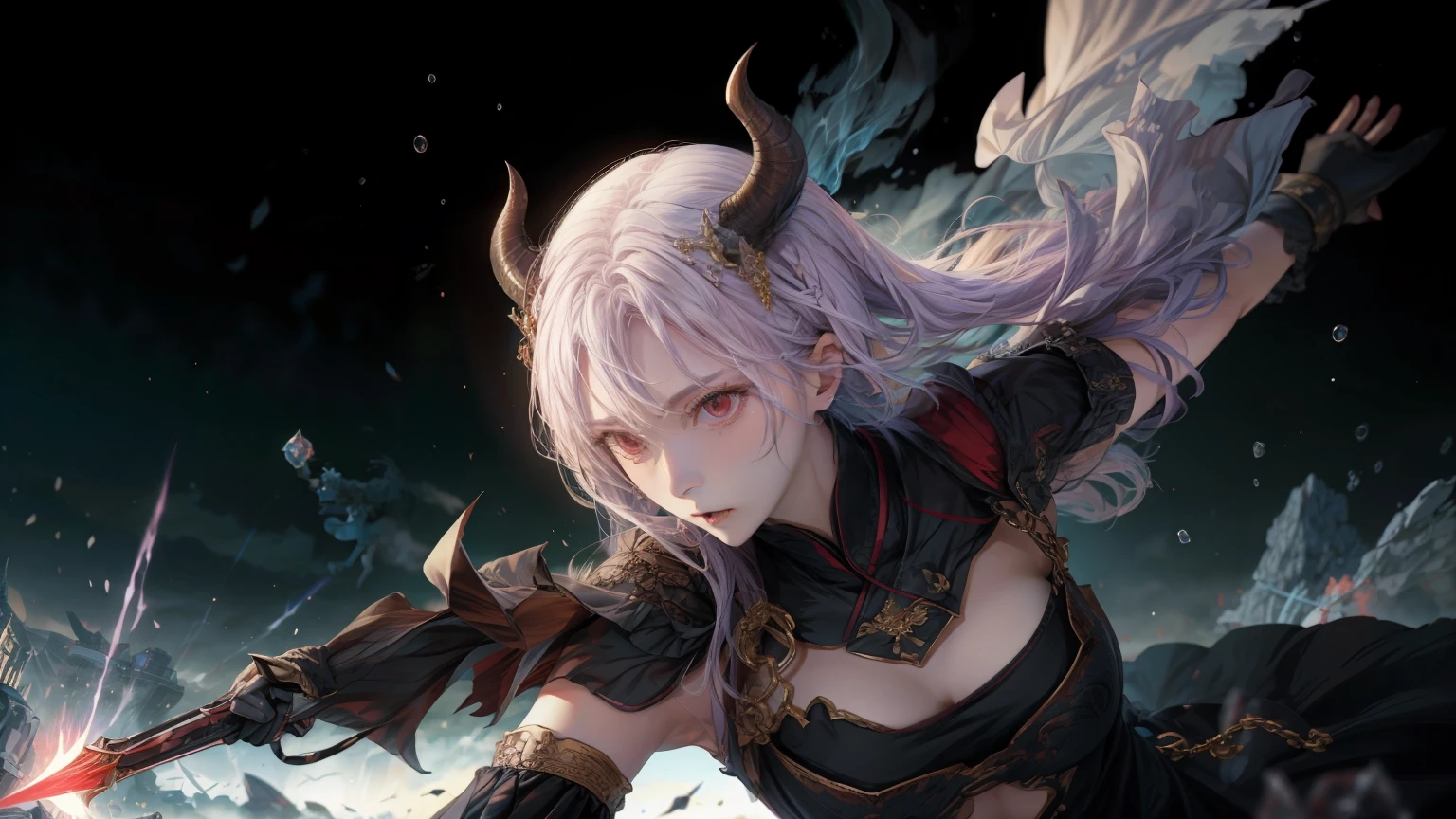 fantasy。The battle with the devil。Hero、