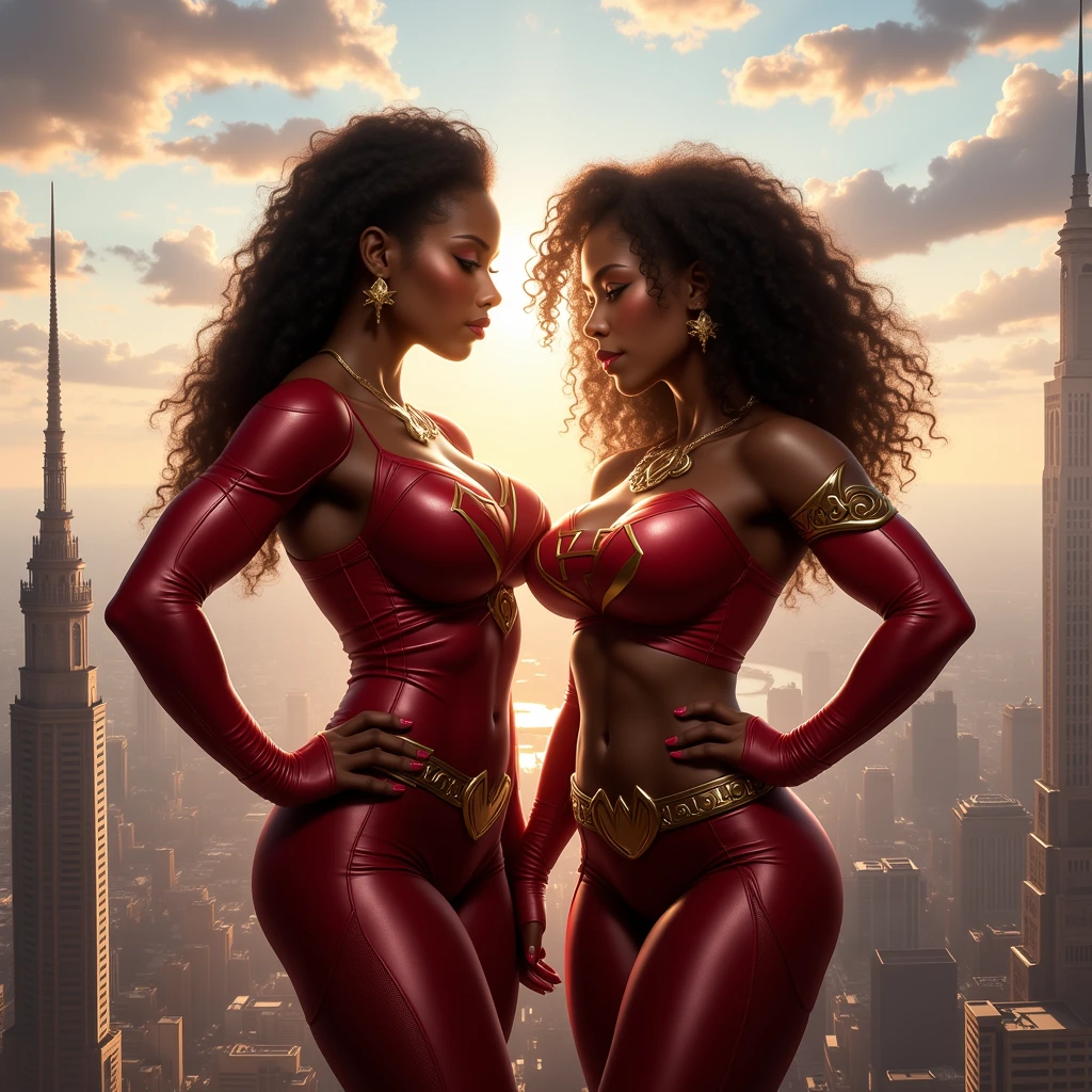 three BLACK BBW SUPERHEROINE GIRLS, three AFRO MILF SUPERHEROINE GIRLS, Standing in front of the mirror, 18anos de idade, wear supergirl swimsuit sexy, Standing with feathers apart, virilha esposta, Genitalia clivagem profunda, cintura exposta, expor pelos pubiano, com decote sexy, cabelos pretos, His eyes are dark and personalidade sensual e sexy, is hurting, seios gigantescos e cheios, flacidos (sweating:1.2), (Wet), sexy, (Tentador Adulto) (seios pendurados), (clivagem profunda).She is a very sexy, super sexy. best quality, Realistic photo, photo corpo inteiro, a lot of sweating, muito suada,