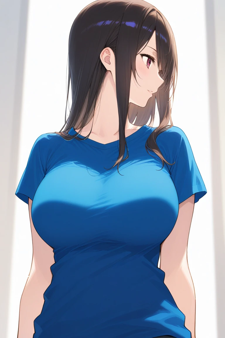 (masterpiece), best quality, expressive eyes, perfect face, insane details, (((loli, young))),(((busty breast))),((big breast, huge breast)), (( cleavage)), ((kawaii face)), (gyaru), (kogal), (blue hair), ((green streaks)), ((embarrassed, blushing)), (((seductive look), (seductive smile))), ((looking at the viewer)), (ultra tight shirt, short small pleated skirt), bedroom, hd, uhd, hdr, 4k, 8k Resolution, close shot, cowboy shot.