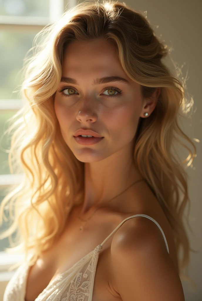 (best quality,4k,8k,highres,masterpiece:1.2),ultra-detailed,(realistic,photorealistic,photo-realistic:1.37),portrait,beautiful detailed eyes,beautiful detailed lips,extremely detailed face,long eyelashes,shoulder-length wavy hair,curly hair,dusky complexion,natural look,stylish outfit,confident expression,Adele looking at the camera with full body,standing in a vibrant garden surrounded by colorful flowers and lush greenery,soft sunlight casting a warm glow on her,pleasant and serene atmosphere,meticulously painted oil canvas,subtle brushstrokes,impeccable attention to lighting and shadowing,rich and vibrant colors,enhanced depth and dimension through studio lighting techniques,delicate fabric textures in her dress,subtly reflecting the soft breeze,striking contrast between Adele's focused gaze and the lively surroundings,creating a sense of connection and harmony between the subject and the environment. '(best quality,4k,8k,highres,masterpiece:1.2),portrait,full-body portrait,beautiful detailed eyes,beautiful detailed lips,sensual singer,stage performance,microphone,concert,vibrant colors,stage lighting,mic stand,focus on Adele,emotional expression,dynamic pose,engaging with the audience,dramatic atmosphere,flowing dress,golden spotlight,professional,mesmerizing performance'A Adele cantora ,linda corpo inteiro , LIGHT BLONDE HAIR Captivating appearance,olhos verdes,Smiling lips,olhar apaixonado,terno sedutor de mulher corpo inteiro,modelo de passarela,1.8m de altura,cabelo amarrado ,com traje futurista BRANCO BRILHO ,