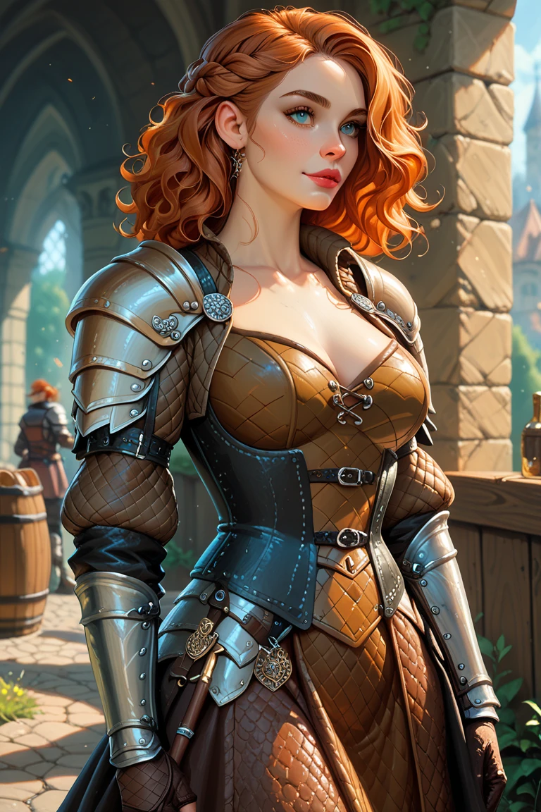 Jennifer Korbin, ginger hair, 1889 space, steampunk