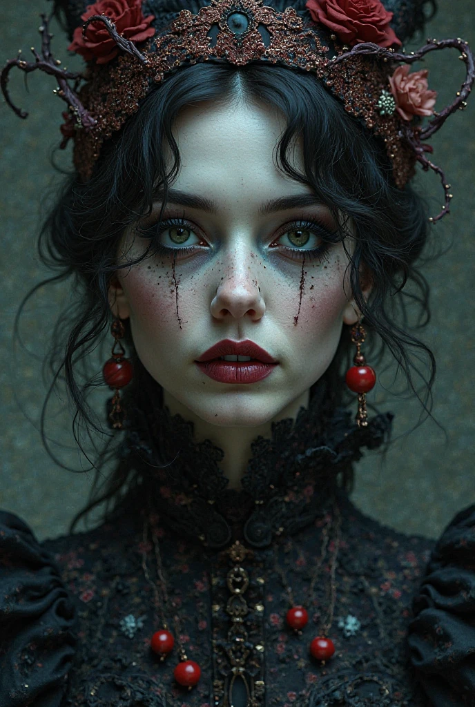 work of art, Arcane Jinx, intricately detailed background, (ultra HD, 8 k wallpaper, high resolution), cinematic lighting, awardwinning, extremely high detailed skin, Extra detailed face, high detail eyes, photorrealistic, Zeiss 85 mm F/1.4, by Ellen von Unwerth