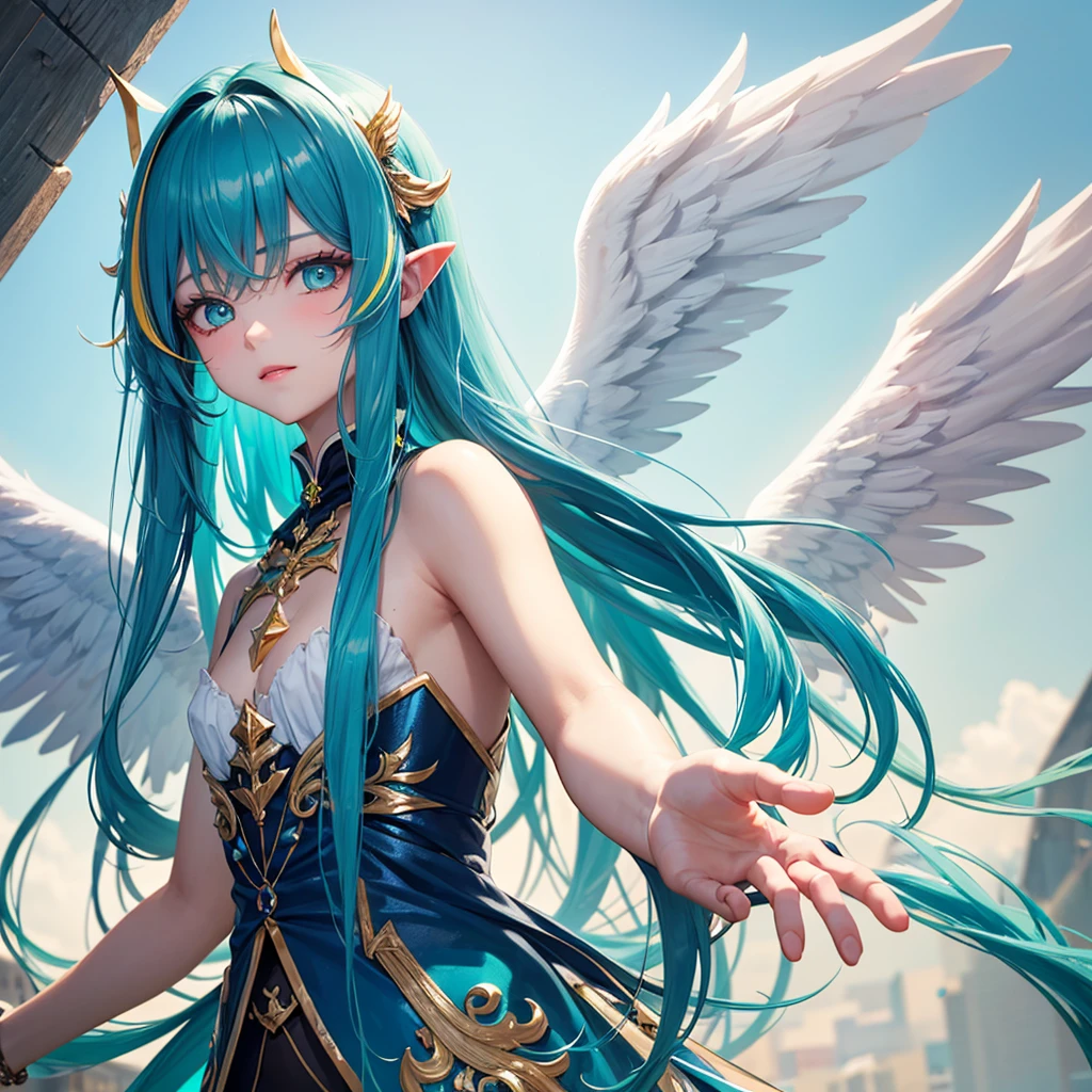 ((top-quality, 8K, ​masterpiece:1.4)), (Photorealsitic, Raw photography, Top image quality:1.5), beautiful  lighting, Movies in which girls shine, realistic shadow, huge filesize, Vibrant colors, Brilliant image quality, colourfull, Fantasia [hight resolution], ( beautiful girl:1.6), (Lori:1.2), (Junior Idol), Well-formed fingers, ((Cute pose with arms crossed behind back:1.5)), ((Glittering Perfect Beautiful Girl:1.3)), a handsome, a cool, (innocent smiles:1.2), ((Super Cute Super Beautiful Girl)), (Crisp and gentle eyes), dual, (with blush cheeks:1.4), ((morning、Beautiful girl with demon wings and tail in transparent sexy red devil costume:1.4)), (Cute blue-green hair in short cut:1.2), (Show me your cute naughty ass:1.4), Perfect and beautiful body, Lovely room, Innocent Girl, Japan beautiful girl, Shines