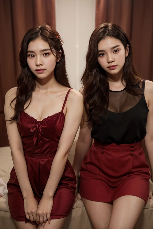ulzzang -6500-v1.1, (Raw photo:1.2), (Photorealsitic), (See-through:1.3), (Real:1.4), upper class bewitching woman、1femele、luxury silk blouse:1.2, (Ultra-realistic pantyhose:1.2), No skirt、small luxury lace panties、Pantyhose Focus、Sit at the bar counter、Cross your legs、Inviting look、