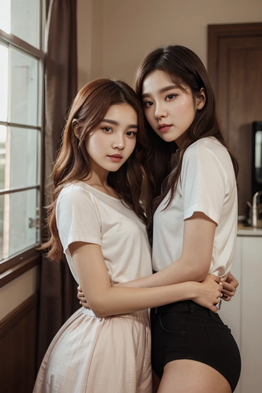medium close-up, cleavage, Joyuri, jo yuri, Yuri, ((Best quality, 8k, Masterpiece :1.3)), 1girl, Pretty woman with emphasizing slender abs :1.3, (Dark brown hair, Ponytail, Huge breasts :1.2), Wet body:1.2, Pool, Ultra-detailed face, Detailed eyes, Double eyelid