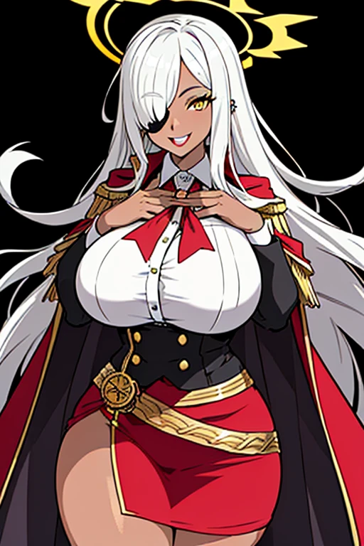 taokaka,,huge breast, , female,fantasy goddess,there is a cartoon picture of a woman with a very large breast, glowing angelic being, glowing holy aura, inspired by Luma Rouge, the non-binary deity of spring, ethereal rainbow nimbus, the butterfly goddess of fire, inspired by Marie Angel, glowing aura around her, astral fairy, as the goddess of the sun, “uwu the prismatic person, big breast, happy, beautiful eyes, , full body, walking, long robe, long dre, catgirlss,, priestess ,holy, smile, long dress, brown hair, female,red eyes, black robe with stars symbolism, full body, flipflops,(best quality,4k,8k,highres,masterpiece:1.2),ultra-detailed,(:1.37),black robe with blue stars simbolism, girl with queen crown,beautiful detailed eyes,beautiful detailed lips,extremely detailed eyes and face,longeyelashes,golden crown adorned with diamonds,glowing blue stars on the robe,glittering pearls entwined in hair,royal purple backdrop,sparkling tiara,rich textures and fabrics,regal posture,confident expression,majestic aura,ethereal lighting,hauntingly beautiful atmosphere,elegant and magical,enchanted garden in the background,floating golden particles,subtle reflections on the crown,sublime tranquility,depth and mystery,sophisticated and regal,impeccable attention to detail,captivating and enchanting,ethereal and divine,fantasy-inspired artwork,dreamlike and surreal,celestial beauty and elegance,dark and mysterious,royal and majestic vibes,meticulous craftsmanship,vivid colors,whimsical and otherworldly., pants,sharpteeth ,black hair, cat ears, full body, smile, darkskinned-female, black hair, pants, caucasiene facial features