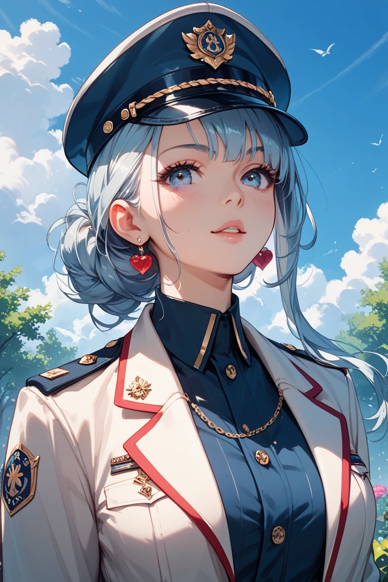 A beautiful woman who is a US military officer - SeaArt AI
