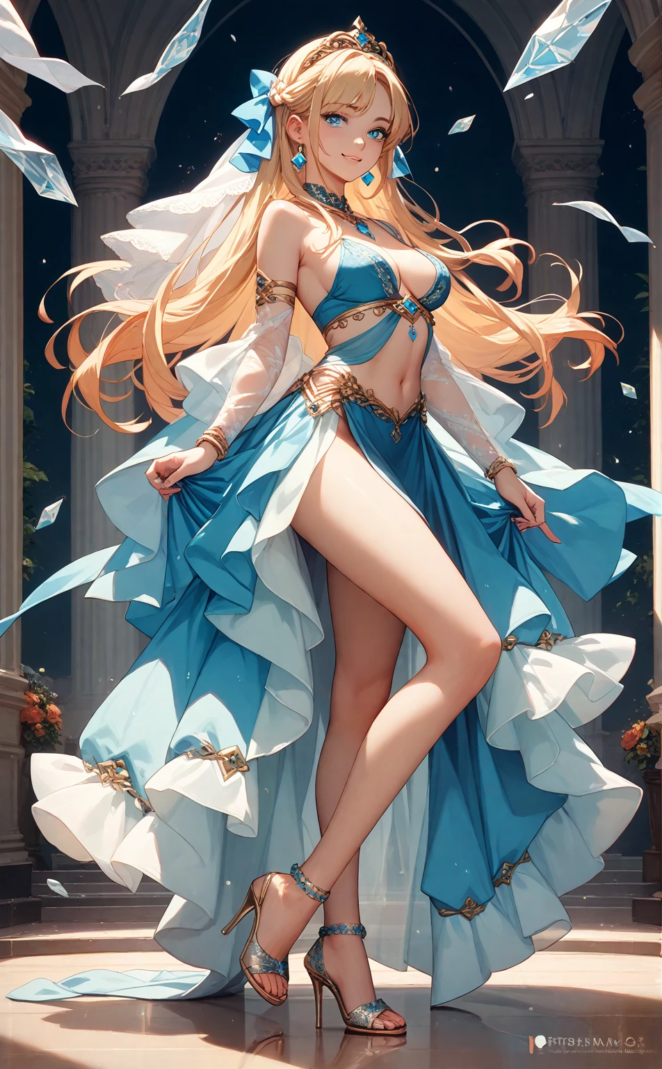 Ancient wind,long skirt,Fairy under fan,goddes,Peerless looks,perfect bodies,Jade foot,Get wet,cotton cloud mage robes