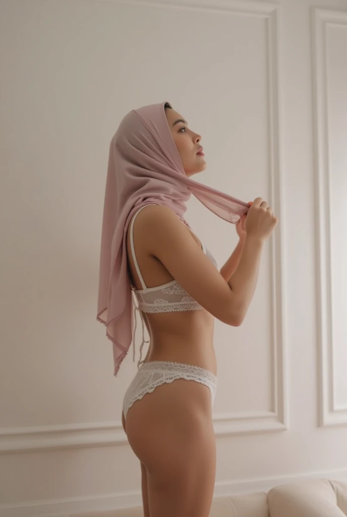 (Anger), "Oki Setiana Dewi", "Spectacles ", ("Hijab Naked"), Chubby Wearing Lace Bra & Short Hairy Pussy, "Facial expression in anger", "Pink", "Pink Lips", "Bokeh" My ass is huge Being in the forest,