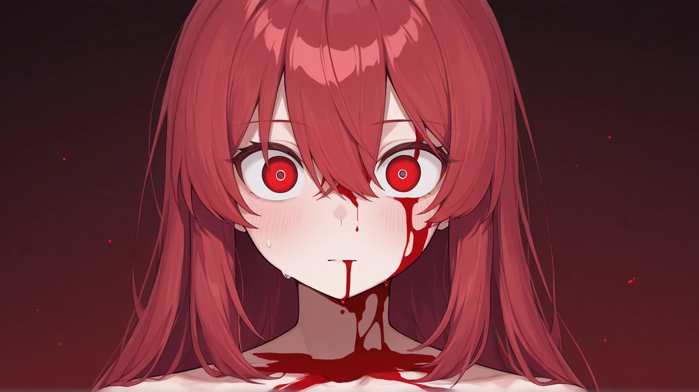 Dark,blood stain,Multiple eyes,No characters,red color eyes,Round pupils