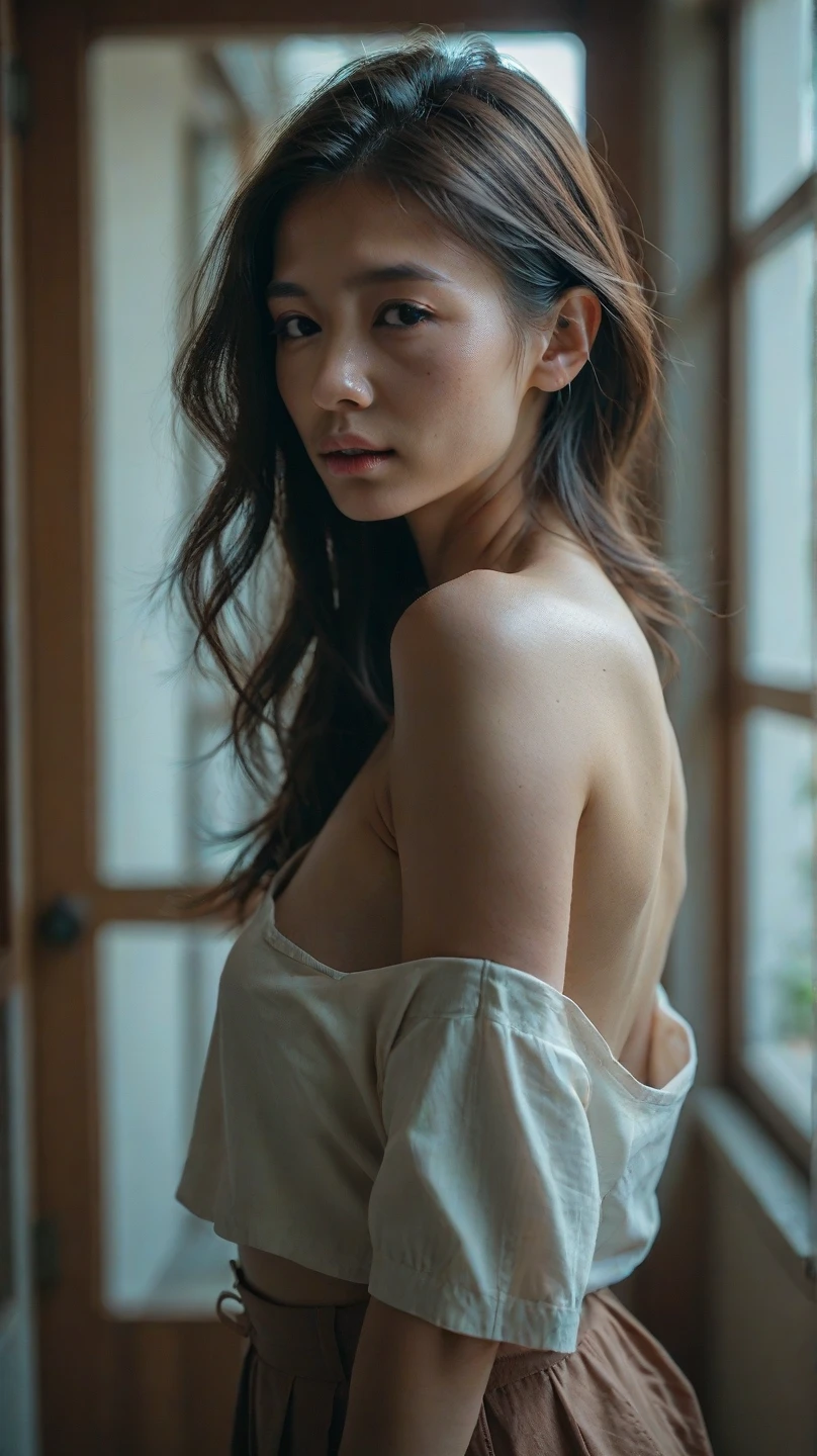 A full-body shot of a Chinese woman 35 years old, beautiful, modern, lovely, black hair, thin and nice.  Masterpiece, Well drawn eyes, well drawn face, well detailed eyes, well detailed face, 8k, light and shadow effect.

((best quality)), ((masterpiece)), (detailed), perfect face.