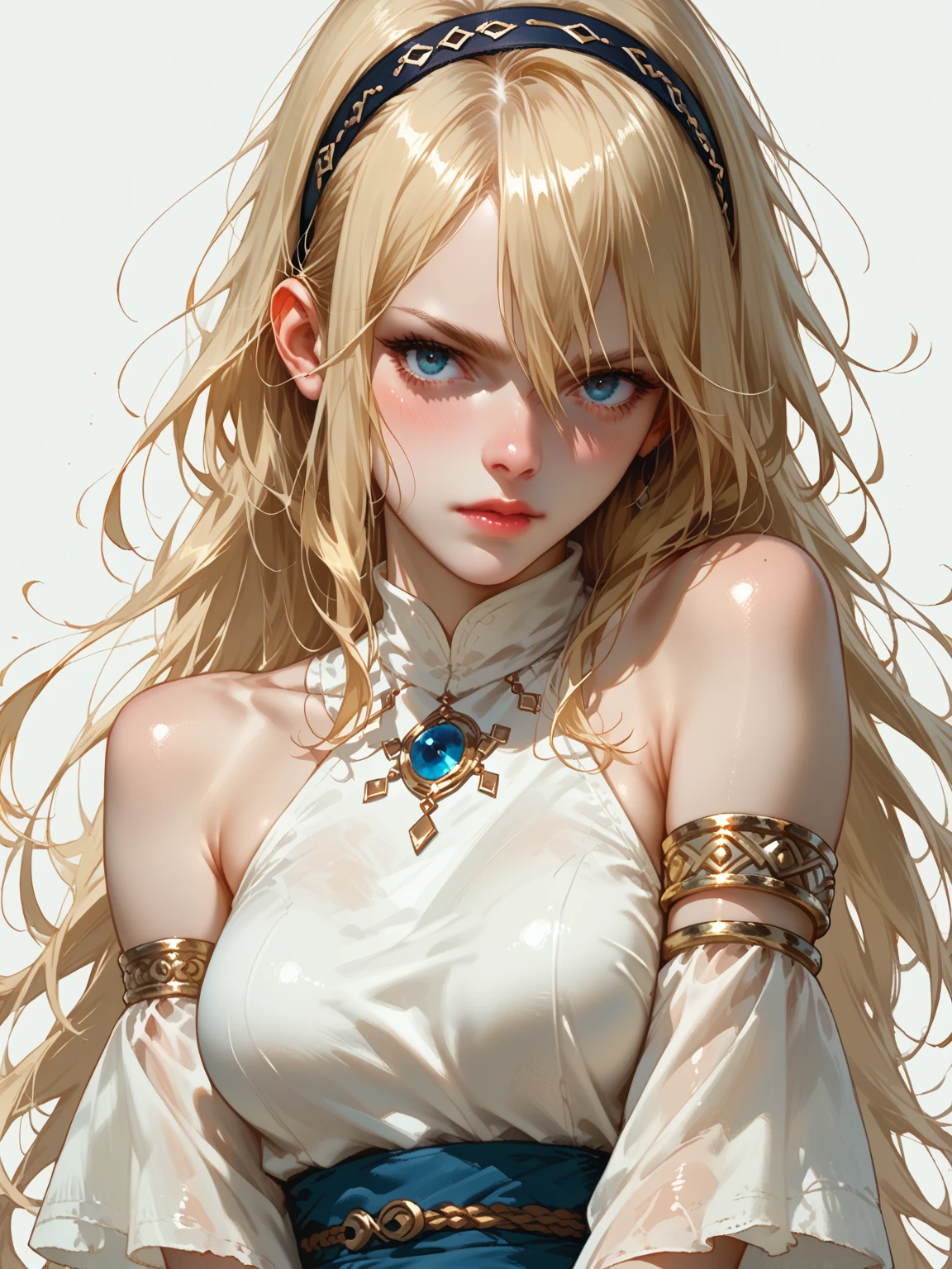 (Photorealistic:1.4), (Masterpiece, Sidelight, Exquisite Beautiful Eyes: 1.2), Masterpiece*Portrait, Realistic, 3D Face, Glistening Eyes, Glossy Hair, Glossy Skin, Solo, Embarrassing, (Abdomen),