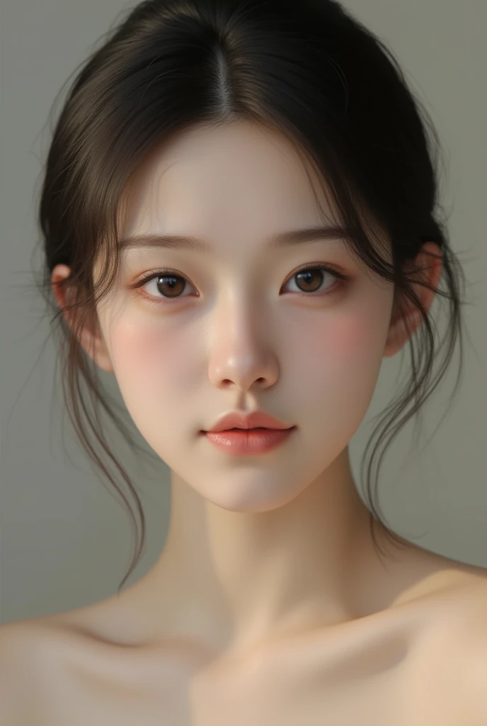 8k, Ultra-high resolution, Highest quality, masterpiece, 三分割法によるphotograph,Surreal, photograph, 1 Girl, (16 years old:1.3), pretty girl, Cute Face, Beautiful eyes in every detail, 細かくdetailedに,masterpiece,One Girl:1.2, Japan Female Announcer,extream close up,glaring,Black Hair,Messy hair,Hair over one eye,Station platform,風景photograph,Clean and modest clothing,Natural Makeup,Realistic Skin, Perfect and beautiful face ,完璧でCute Face, Skin with attention to detail, Perfect limbs、Narrow waist、Thin legs),Looking at the audience、beauty,Long neck、(((Ideal body type))),A cup small breasts :2,Portraiture:2,Perfect Anatomy,鮮明なdetailed,detailed,Surreal,Light and shadow,dappled sunlight