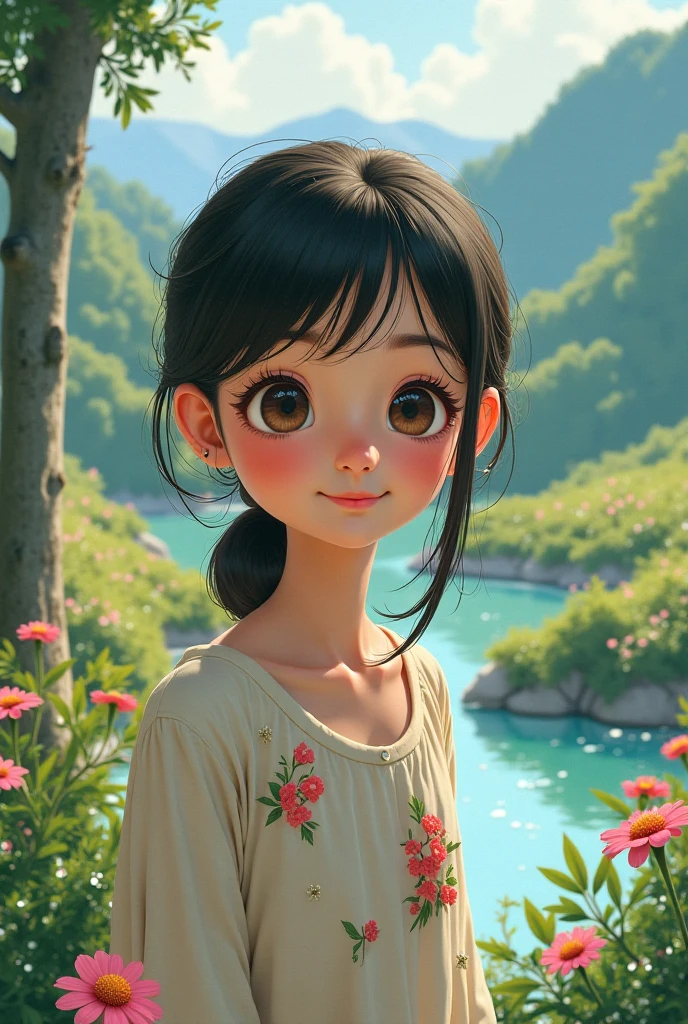 best quality, ultra high res, detailed face, realistic face,RAW photo,
a park, standing, european girl, little girl 3 years old, cute face, smile, Brown hair, detailed hair, short hair, shoes, baby shoes, dress, summer_dress, simple dress, light bright dress, cute baby dress, floral dress, (cheerful, energetic, happy:1.4), green eyes, hair small clip with ladybug,
(hdr:1.4), dramatic, complex background, cinematic, filmic, (rutkowski, artstation:0.8),
insane details, intricate details, hyperdetailed, low contrast, soft cinematic light, exposure blend, hdr ,