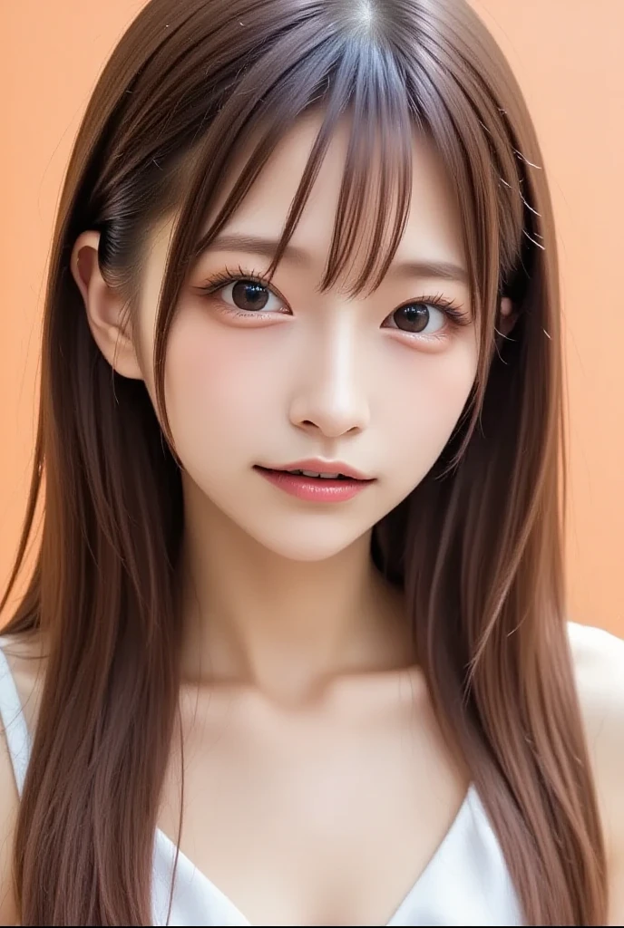 Tabletop, highest quality, One Girl, (beautiful girl:1.3), (18-year-old:1.3), Very good eye clarity, (Symmetrical eyes:1.3),, Beautiful breasts,Big Breasts,Big Breasts,Visible cracks, Brown eyes, Parted bangs, Brown Hair,erotic,The finer details,Completely naked,NSFW