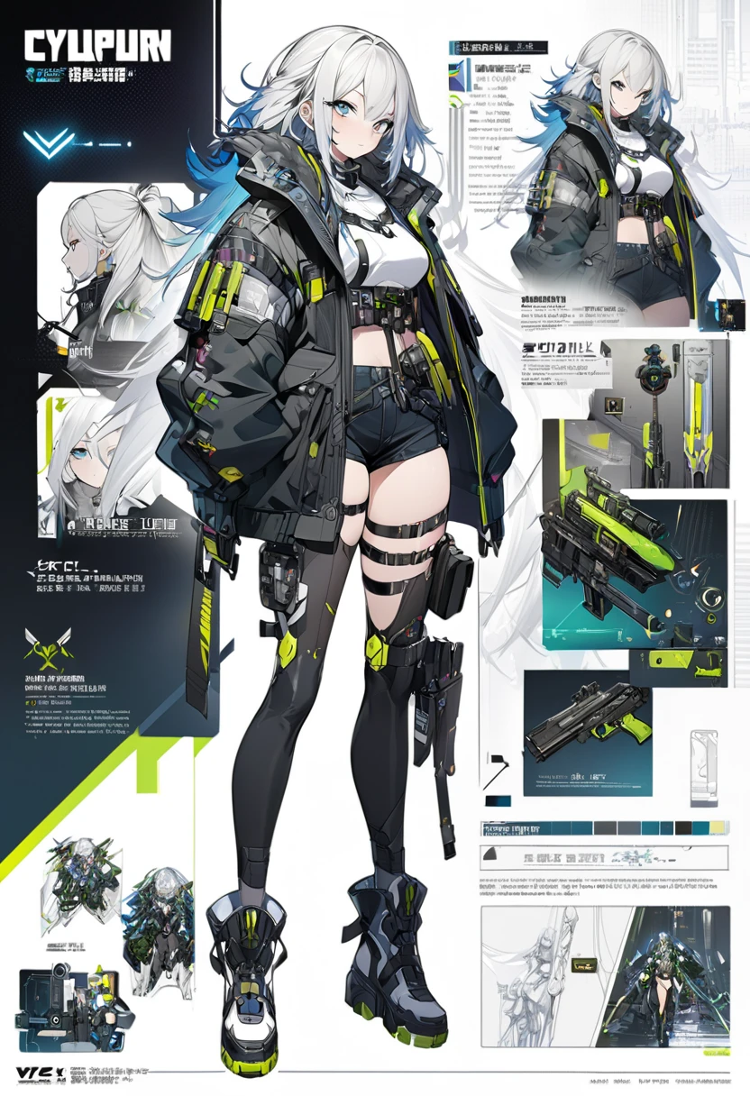 a close up of a person with a gun and a backpack, wearing techwear and armor, techwear look and clothes, cyberpunk character design, techwear!! intricate, cyberpunk character, wearing japanese techwear, cyberpunk outfit, cyberpunk streetwear, cyberpunk techwear, photograph of a techwear woman, from girls frontline, techwear, cyberpunk suit, future techwear