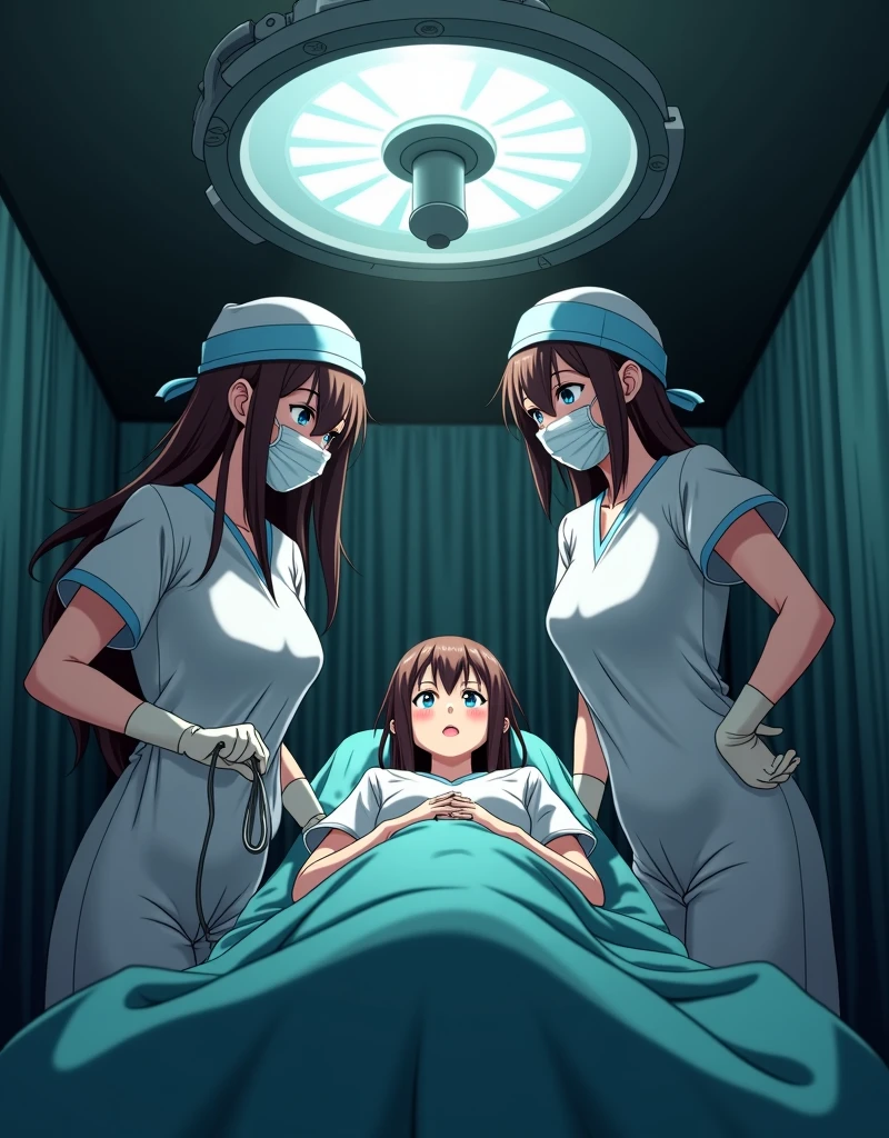 (RAW photo, best quality), 6+girls, surgery_view_with_patient, multiple girls, surgical cap, surgical mask,
<lora:concept_surgery_view_with_patient_v1_1:0.8>,
<lora:aoi_takamoto_dr_elise_v1_2:1> aoi takamoto