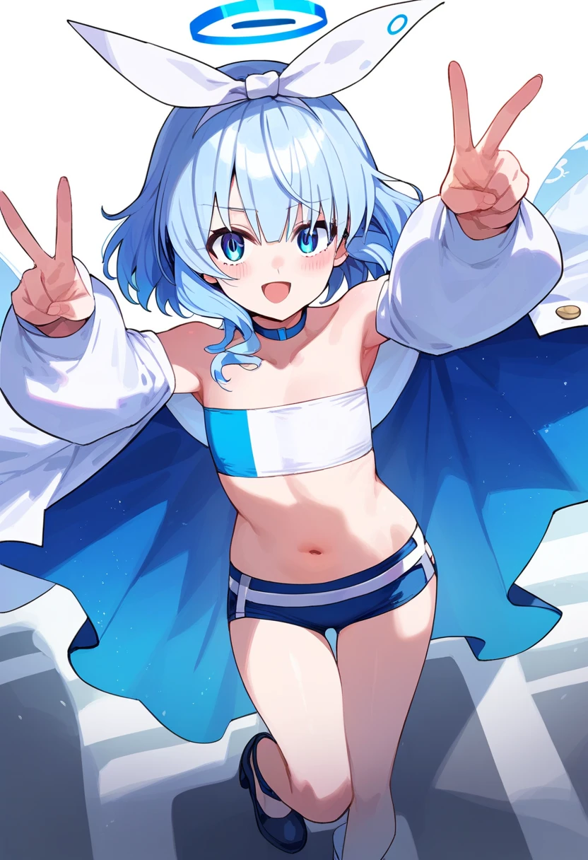 mononobe no futo, One Woman, Long sleeve, Sleeves edged with ribbon, Gray Hair, blue eyes, Proud face,
Underbust, Small breasts,Big Ass,Thighs,Plump,milk,Underarm,vapor,Jump,Low Angle,Please spread it with your hands,No underwear,smile,Micro Bikini,Spread your legs,