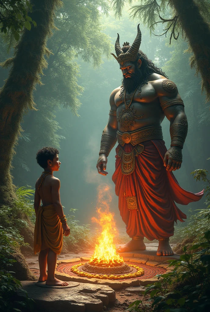 रामायण का एक रोचक भाग है जब श्रीराम, सीता और लक्ष्मण की वनवास के दौरान, वे पंचवटी पहुँचे। यहाँ, रावण की बहन शूर्पणखा ने सीता को देखकर उन्हें अपनाने की कोशिश की। शूर्पणखा ने श्रीराम और लक्ष्मण को भी प्रलोभित किया, लेकिन वे उसे अस्वीकार कर देते हैं। इससे शूर्पणखा क्रोधित हो जाती है और वह सीता पर हमला करती है। लक्ष्मण ने उसे उसकी नासमझी के लिए चेतावनी दी, लेकिन जब वह नहीं मानी, तो लक्ष्मण ने उसकी नाक काट दी। यह घटना शूर्पणखा को रावण के पास भेजती है, जो सीता की सुंदरता और श्रीराम से प्रतिशोध की भावना से प्रभावित होकर, सीता का अपहरण करने की योजना बनाता है। इस भाग में वनवास की कठिनाइयों और रावण के दुष्ट इरादों का परिचय मिलता है, जो आगे चलकर रामायण की मुख्य घटनाओं का आधार बनता है। यह घटना न केवल श्रीराम और सीता के संघर्ष को दिखाती है, बल्कि रावण और उसकी बुराई को भी उजागर करती है। Make 3d cartoon