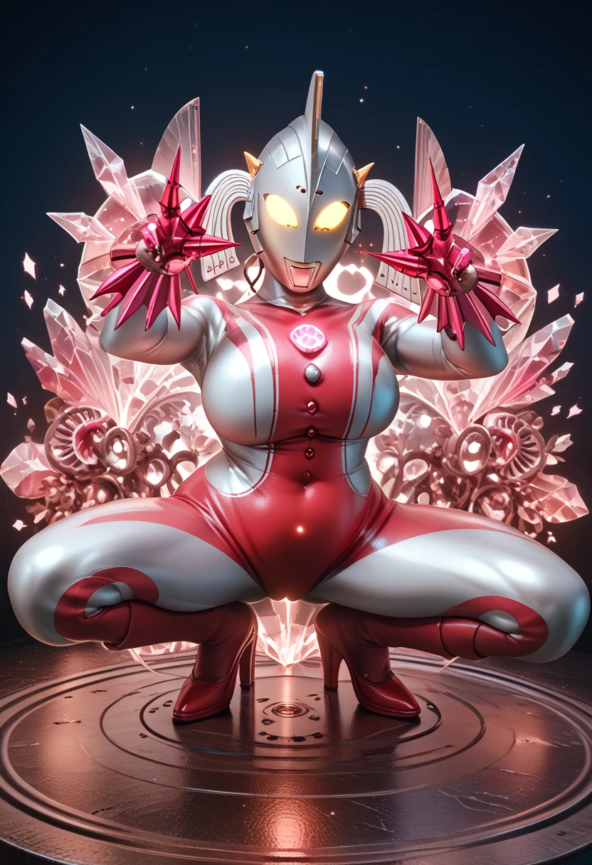 ultraman, (8k, RAW photo, best quality, masterpiece:1.2), (realistic:1.3), (photorealistic:1.3),ultra-detailed, (high detailed skin:1.2), 8k uhd, dslr, soft lighting, high quality, film grain, Fujifilm XT3, best quality, beautiful lighting,cinematic lighting ,(perfect face):2,((award winning full body photo from woman spitroasted by tentacles, tied up by biomechancial tentacles, getting by biomechancial tentacles, Encased by biomechancial tentacles)),(outside on an alien planet,forrest, trees):1.5,( hnsrdlf style:1.5,artstyle HR Giger),she is a,(1 girl brainwashed),(BrnWshM head-mounted clear glass display), mind control, corruption, (((walls are made of flesh, floor is made of flesh,floor covered in slime,))), (((her arms tied behind back with biomechancial armbinder))),(((biomechancial tentacles around her neck))),(((tentacles have tied up her hands))),((restrained, bondage, bdsm,)), tentacle bondage,(biomechanical:0.7) detail, (1girl,solo),(biomechancial tentacle pit:1.5), (she wears biomechancial red suit),(2 tentacles spread her legs wide apart), (a third tentacle is her, vaginal penetration),2 tentacles spread apart her arms, a tentacle enters her mouth,forced, (biomechancial machine:1.3), (vaginal object insertion:1.2), object insertion, stationary biomechancial tentacles, juice, tongue out, bdsm, (forced, insertion:1.3),(cum:1.2), intricate details,(perfect face:1.5),beautiful face,detailed face, (smile, lust,climax,mindbreak,face, (8k, RAW photo, best quality, masterpiece:1.2), (realistic:1.3), (photorealistic:1.3),ultra-detailed, (high detailed skin:1.2), 8k uhd, dslr, soft lighting, high quality, film grain, Fujifilm XT3, best quality, beautiful lighting,cinematic lighting , (((full body shot))) , tloustyle,