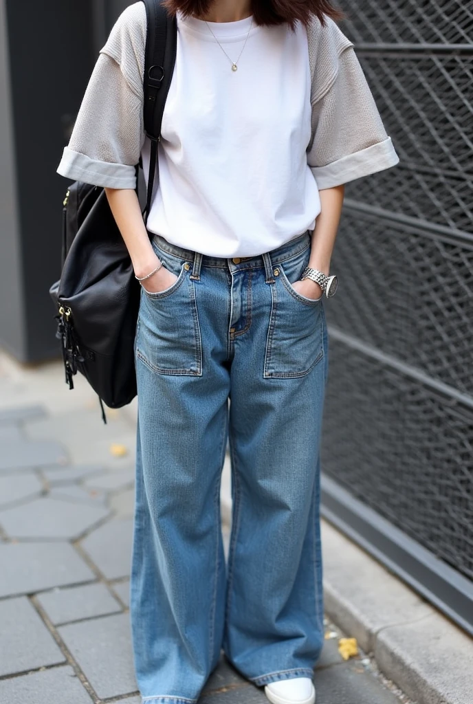 I&#39;m wearing pants though、Panty lines are visible、cute