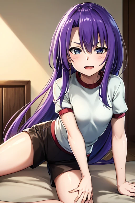 1girl, fern, long hair, hair ornaments, ((naked)) wet, towel, ((nipples)), ((nude)), on bed, ((knee up)), ((spread legs)), oily, ((moaning)), ((lewd reaction)), indoor looking at viewer, ((masterpiece)), (extremely detailed CG unity 8k wallpaper), best quality, cinematic lighting, detailed background, beautiful detailed eyes, bright pupils, (an extremely delicate and beautiful), (Beautiful and detailed eye description), ultra-detailed