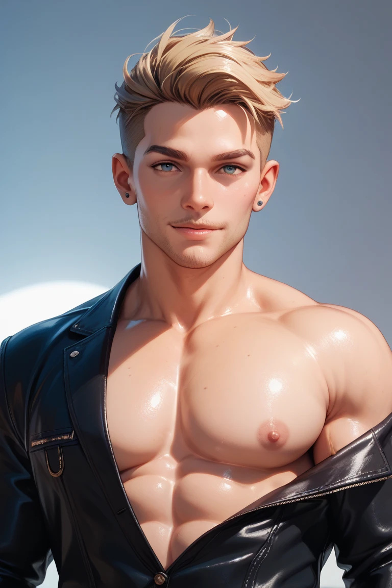 Rosto irritado, bravo, dominante, sobrancelha erguida, Serious, moderno, usando roupa preta, vendado, black pants, usando venda preta nos olhos, camisa aberta, sensual, sedutor ((melhor qualidade, 8k, obra-prima: 1.3)), sharp focus: 1.2 、 (corte de camada, grande: 1.2), corpo perfeito, pale skinned, dedos perfeitos, homem bonito, magro, japanese, cabelo albino, sorriso, roqueiro, marked , gifted , Eye Mask, sorriso bobo. cabelos branco como a neve, cabelo sobre o rosto,  com figura perfeita: 1.4 、 Slender Abs: 1.2、gojo satoru, /jujutsu kaisen/ alto, jovial, homem de 20 anos,  : 1.5、Textura altamente detalhada do rosto e da pele, corpo proporcional, rosto maduro, com venda nos olhos, rosto quadrado, estiloso 、double eyelid, medium hair covering the eyes, cabelo branco, franja sobre os olhos, franja sobre a face, albino, with his hand on his head. Fundo escuro, brilho azulado, luz azulada, cyberpunk edgerunners, noite, night  sky, railing , construction, paisagem urbana destruida.athletic physique, slender, no body hair, wearing nothing, completely naked , Realistic, fully naked, nude, perfect , male , correct male scrotum, perfect scrotum, male structure, correct male genitelia, huge and veiny male genitelia, hard male genitalia, erect male genitalia, cinematiclight.