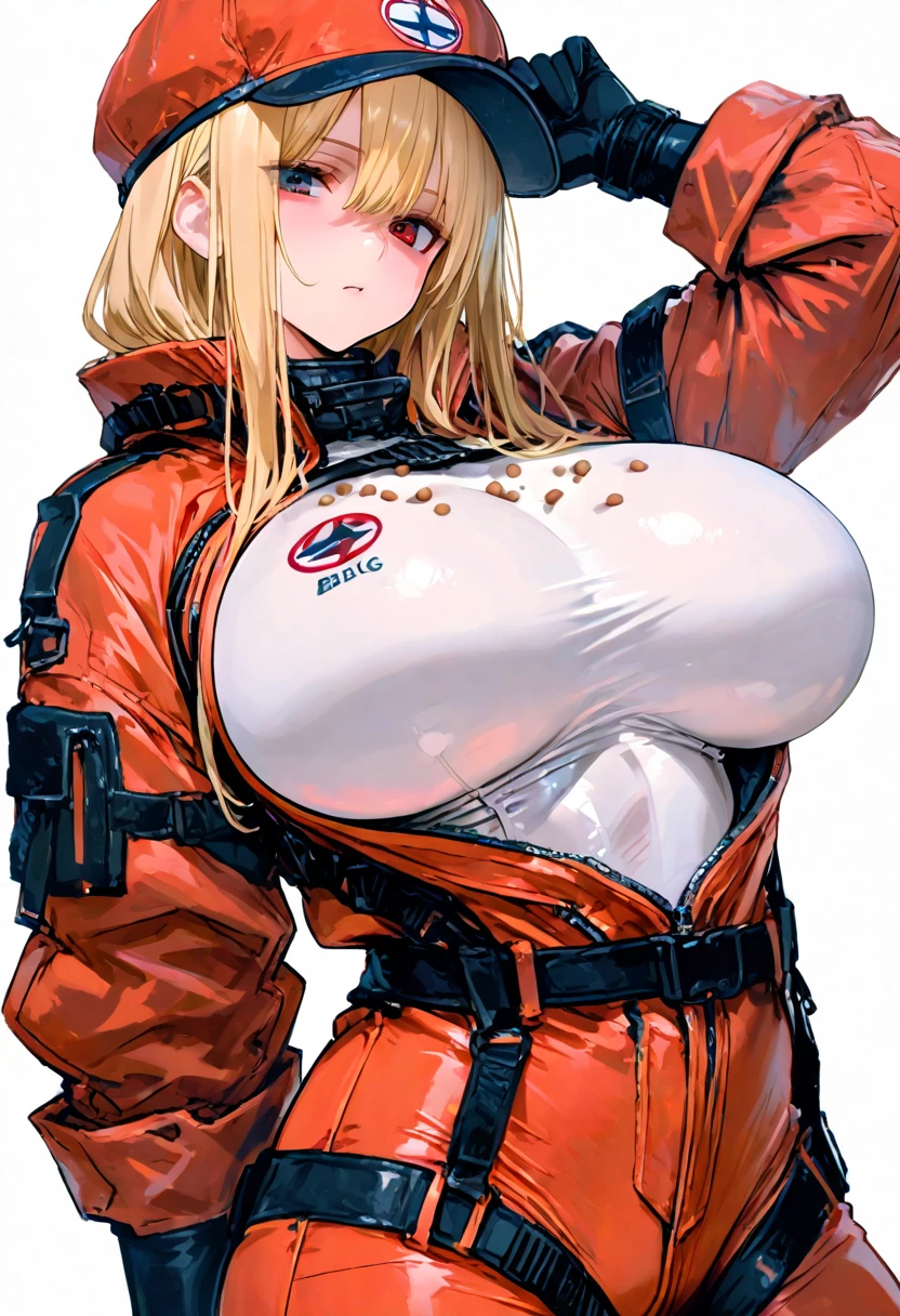 Asuka, huge tits, camel toe, torn clothes