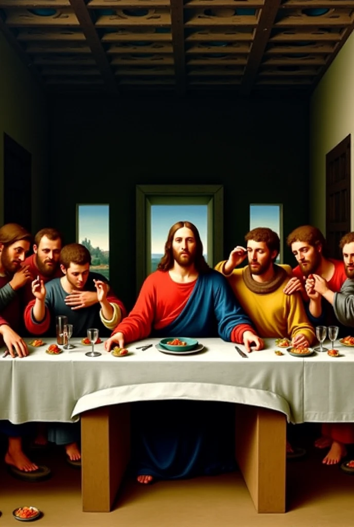 the last supper 1Only people are ninjas