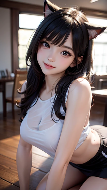 overhead shot,floating on water,lying,on back,stretching,(random cute clothes:1.5),(Thin type:1.8),(big breasts),(random hairstyle),(Highest image quality,(8k),ultra-realistic,best quality, high quality, high definition, high quality texture,high detail,beautiful detailed,fine detailed,extremely detailed cg,detailed texture,a realistic representation of the face,masterpiece,Sense of presence)