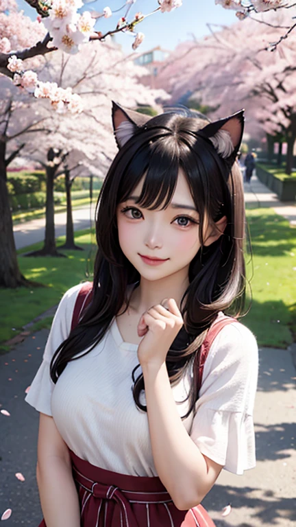 Fox Girl, Fox's Tail, Nine-Tailed Fox,Fox Ears, Black colored hair, Fox Makeup,One Girl、 Kimono with open chest, kimono, Nice body, Avatar, face, Open chest, lewd face, Dominant representation, naughty face,Big Breasts,Emphasize cleavage,Show bare skin、Skin is visible、With legs apart、Show off your thighs、With legs apart、A beautifully patterned kimono、I can see her cleavage、 Body size is 100-70-90!、Muscular、Uplifting、Abdominal muscles、Big Breasts、Exposed skin、Long Hair、Skin Texture、Soft breasts